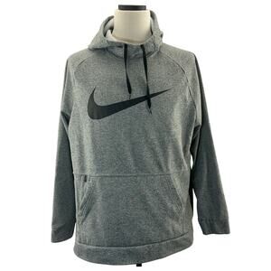 Nike Men's XL Sweatshirt Hoodie with Zip Pocket Gray